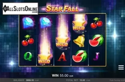 Screen 1. Star Fall from Push Gaming