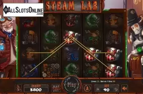 Game workflow 3. Steam lab from X Card