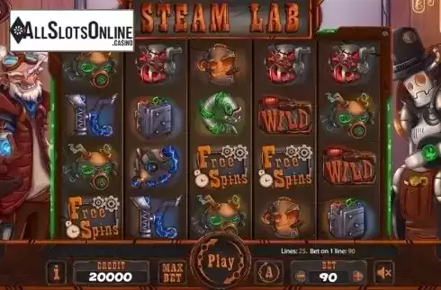 Reels screen. Steam lab from X Card