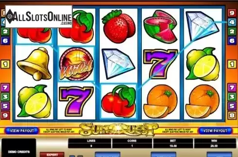 Screen 3. Sun Quest from Microgaming