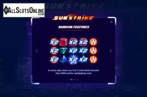 Paytable 2. SunStrike from TrueLab Games