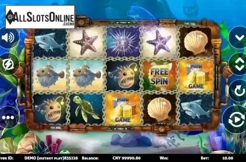 Reel Screen. Sea World from Triple Profits Games