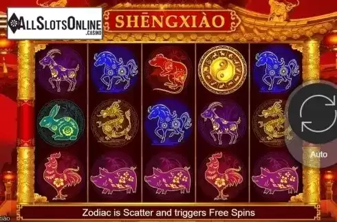 Reel Screen. Shengxiao from bet365 Software