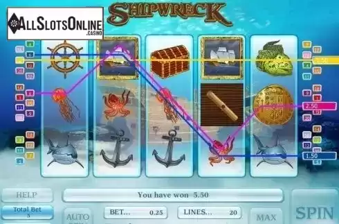 Win Screen 2. Shipwreck from Bwin.Party