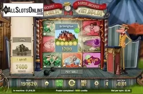 Win Screen . Side Show from Magnet Gaming