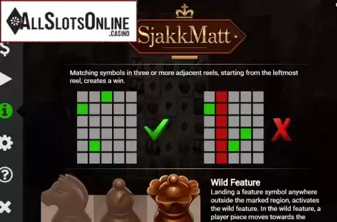 Paytable 1. SjakkMatt from Relax Gaming
