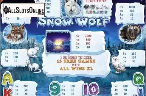 Screen2. Snow Wolf from Merkur