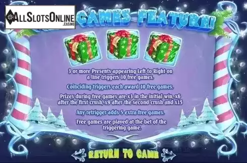 Free Spins. Snowmania from RTG