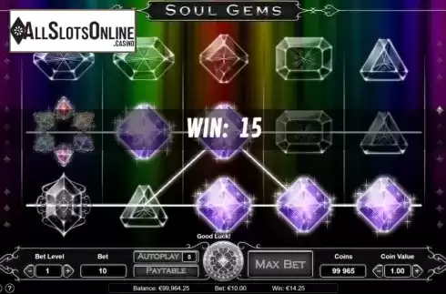 Wild win screen. Soul Gems from Gameway