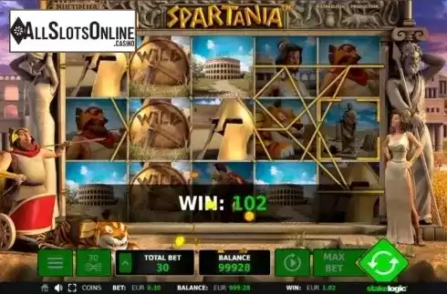 Screen9. Spartania from StakeLogic