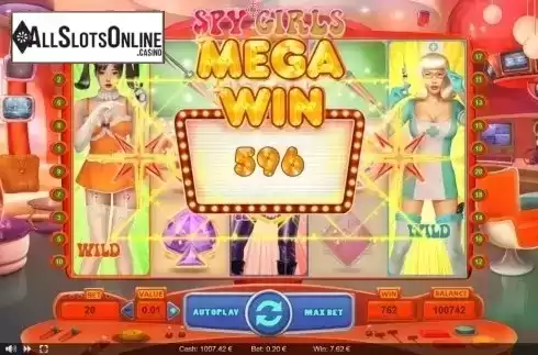 Mega Win. Spy Girls from Thunderspin