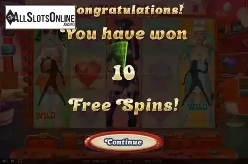 Free Spins Triggered. Spy Girls from Thunderspin