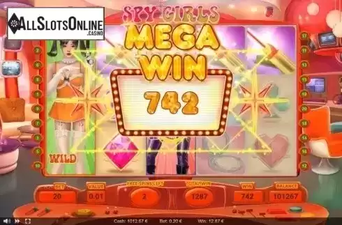 Mega Win. Spy Girls from Thunderspin