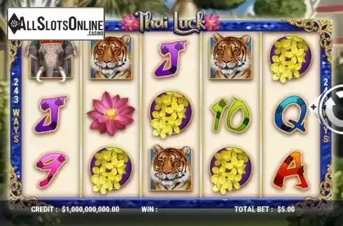 Reel Screen. Thai Luck from Slot Factory