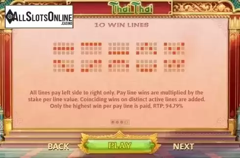 Screen4. Thai Thai from Cayetano Gaming