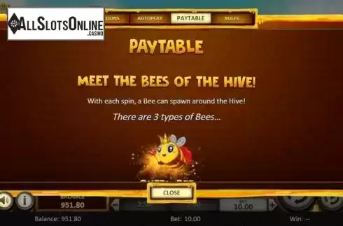 Features 1. The Hive from Betsoft
