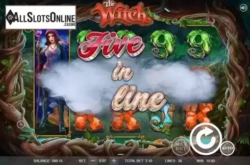 Win Screen 5. The Witch from Booongo