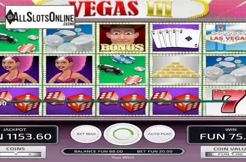 Win screen 2. Vegas III from Concept Gaming