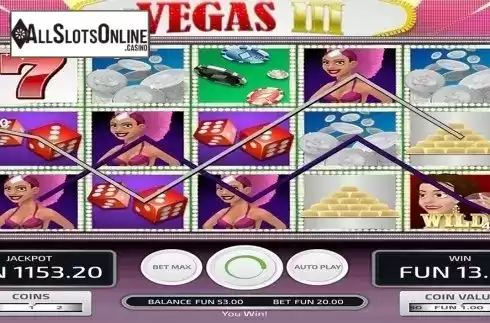 Win screen. Vegas III from Concept Gaming