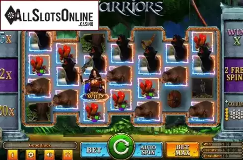 Win Screen 2. Warriors from Probability Gaming