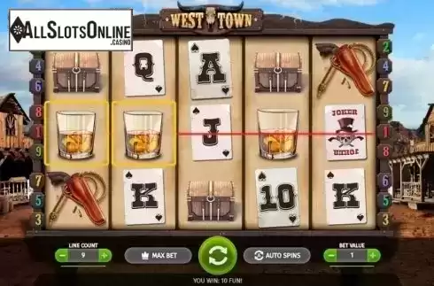 Win Screen 3. West Town from BGAMING
