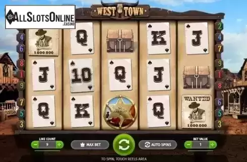Game Workflow screen . West Town from BGAMING