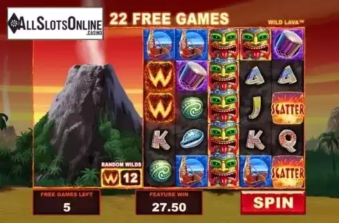 Free Spins. Wild Lava from Playtech Origins