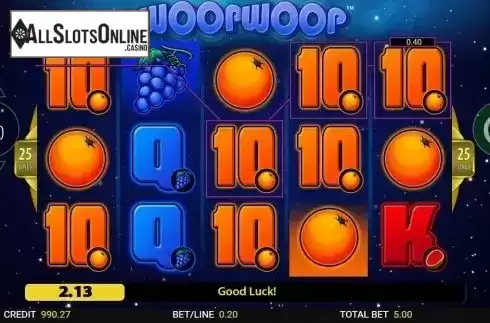 Win Screen 1. Woop Woop (Reel Time Gaming) from Reel Time Gaming