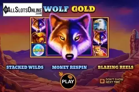 Screen 1. Wolf Gold from Pragmatic Play