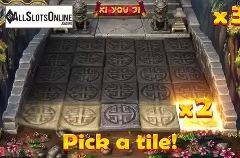 Bonus game Pick a tile! Screen 2. Xi You Ji from Pariplay