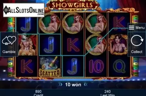 Win. Showgirls from Greentube