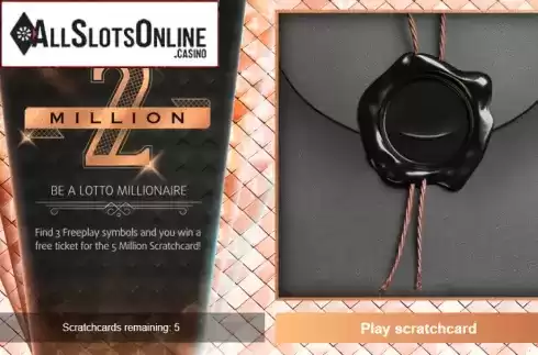 Reel screen. 2 Million from Gluck Games
