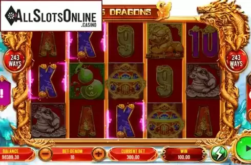 Win Screen 1. 5 Dragons (Triple Profits Games) from Triple Profits Games
