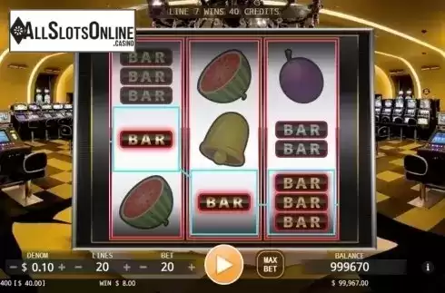 Win screen. 777 Vegas from KA Gaming