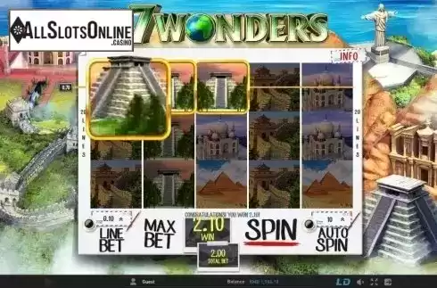 Screen 3. 7 Wonders from GamePlay