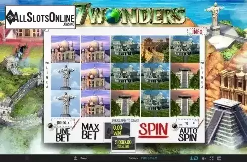 Screen 1. 7 Wonders from GamePlay