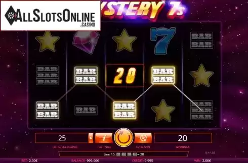 Screen 3. Mystery 7s from iSoftBet