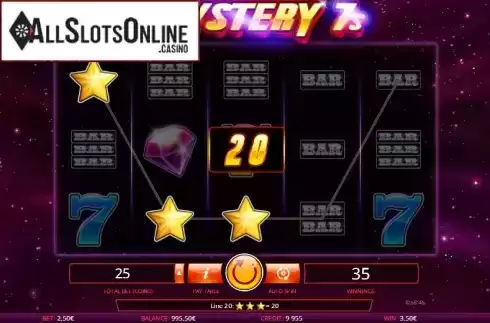 Screen 4. Mystery 7s from iSoftBet