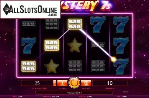 Screen 5. Mystery 7s from iSoftBet