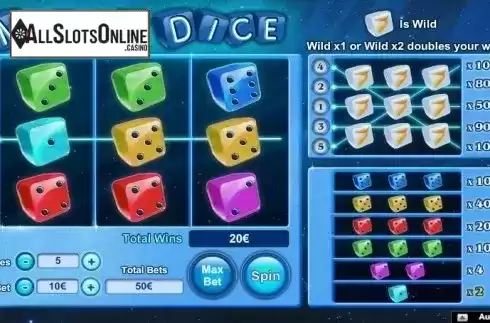 Screen 2. Magic Dice (NeoGames) from NeoGames