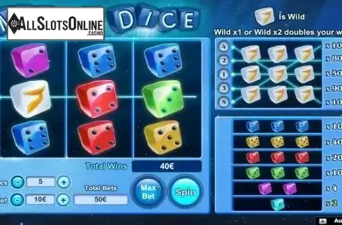 Screen 3. Magic Dice (NeoGames) from NeoGames