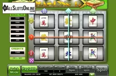 Game workflow 2. Mahjong 13 from Aiwin Games