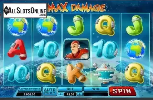 Screen5. Max Damage from Microgaming