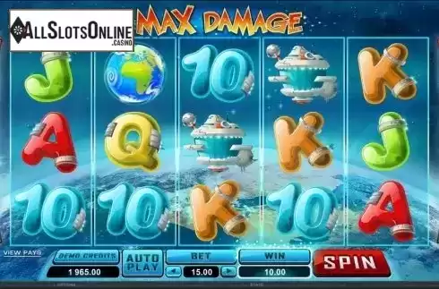 Screen6. Max Damage from Microgaming