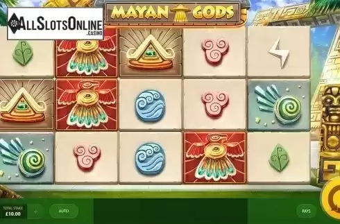 Reels screen. Mayan Gods from Red Tiger