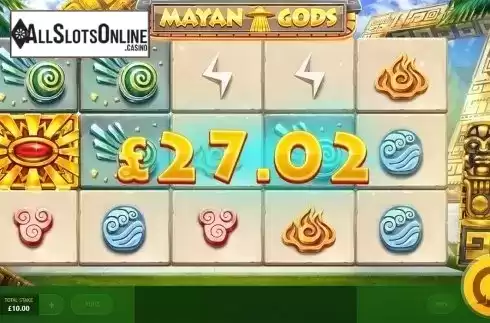 Win screen 2. Mayan Gods from Red Tiger