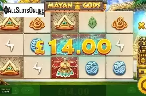 Win screen 1. Mayan Gods from Red Tiger