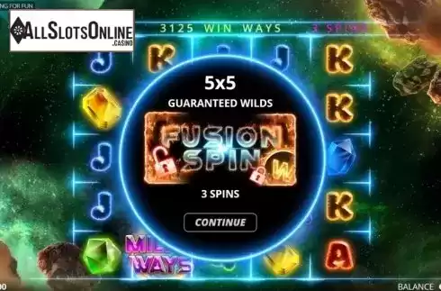 Free Spins 1. Milky Ways from Nolimit City