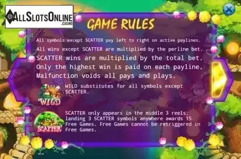 Game Rules. Miss Tiger from KA Gaming