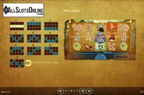 Paylines. Mojo Spins from GAMING1
